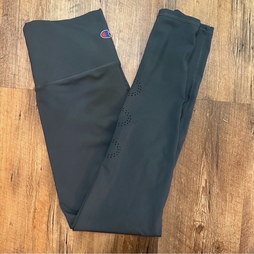 Champion women’s Dark Gray Leggings with cutouts